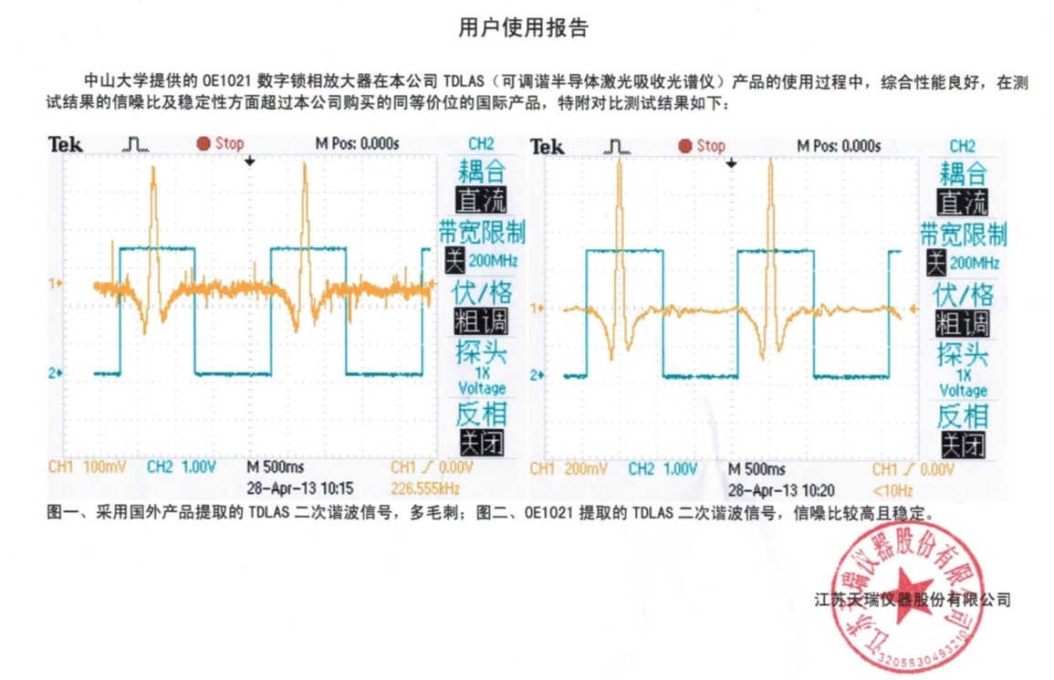 天瑞仪器用户使用报告